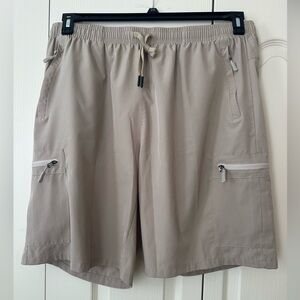 Women’s Plus Size Lightweight Tan Outdoor Hiking Shorts Sz 2XL